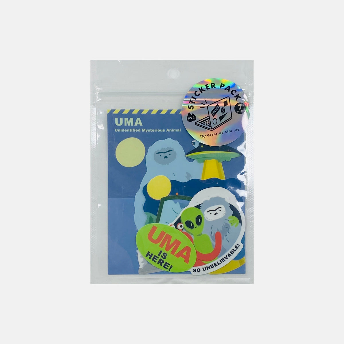 UMA by Sodeyama Kahoko - Greeting Life Sticker Pack