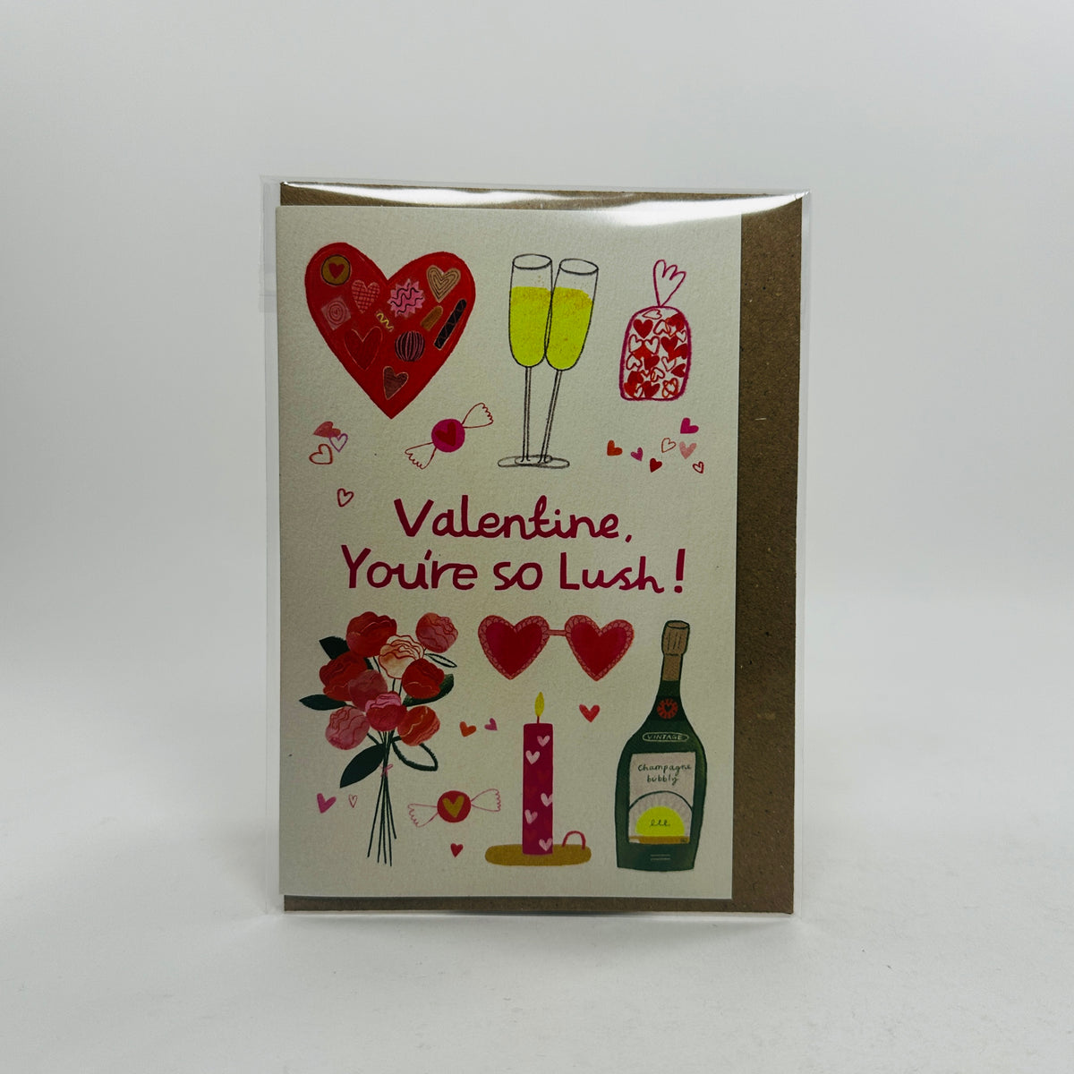 Valentine, You're So Lush! - Maisy Summer Card