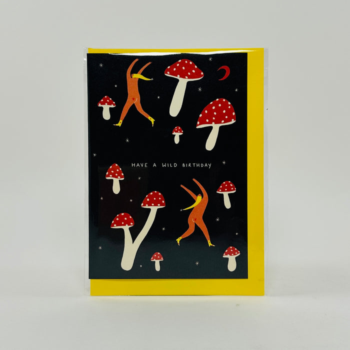 Wild Birthday - Little Black Cat Card