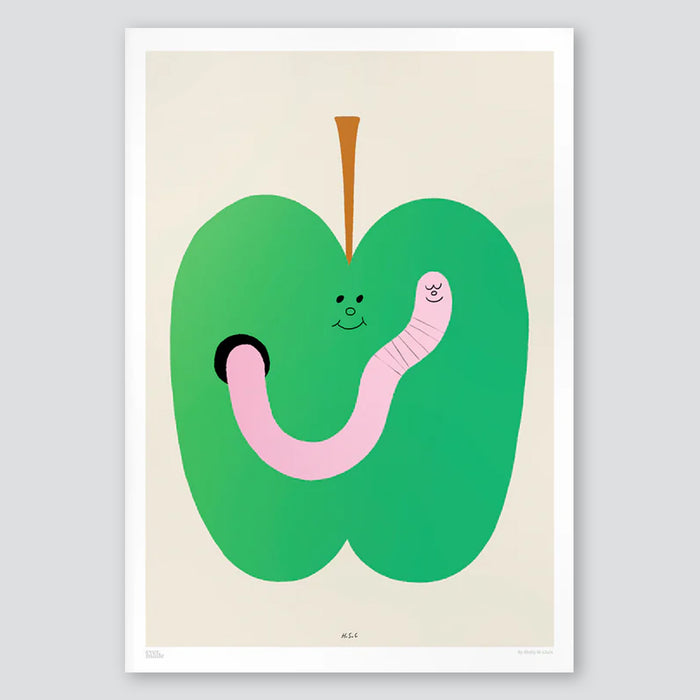 Wormy A3 Print - Evermade