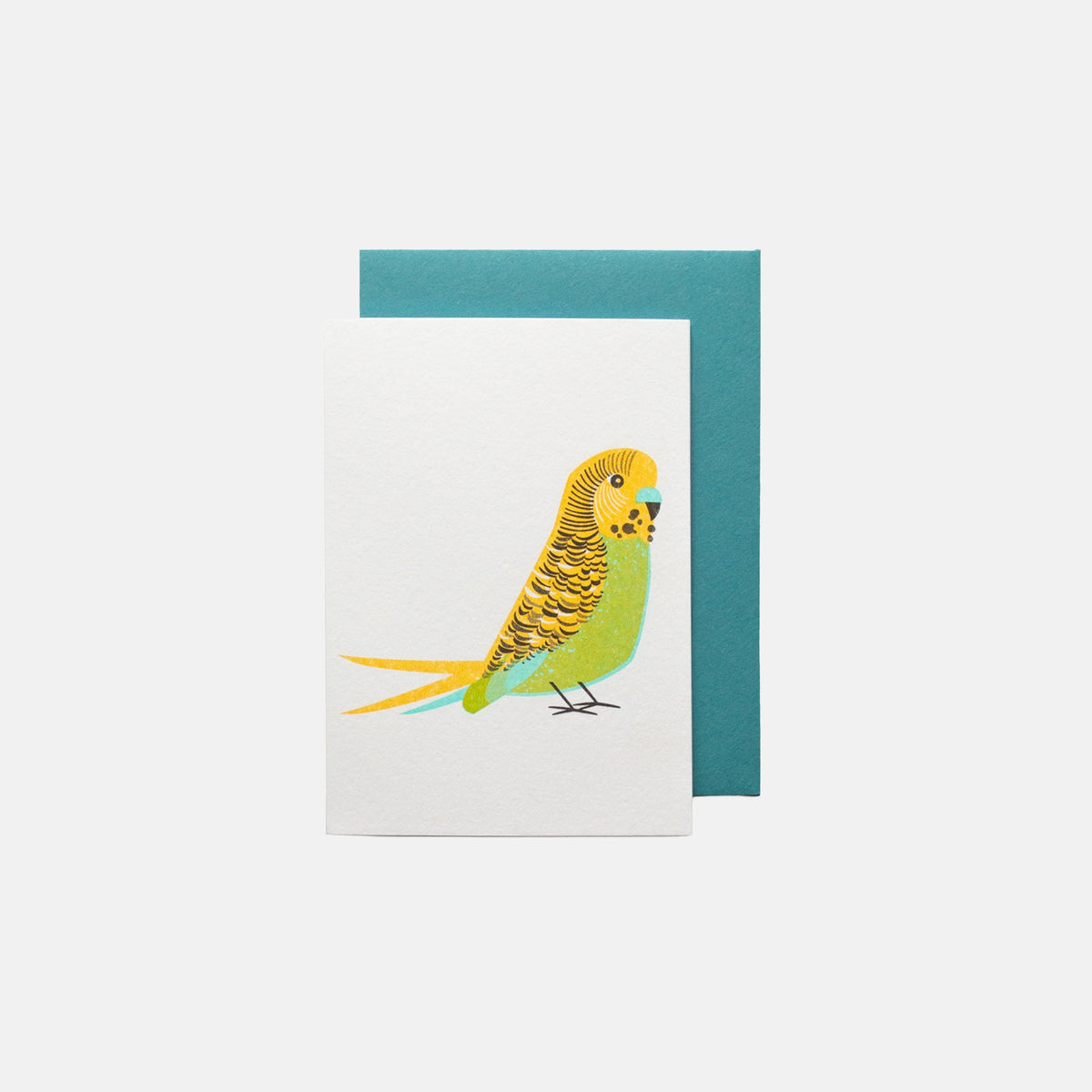 Yellow Budgie - Bobbie Print Card
