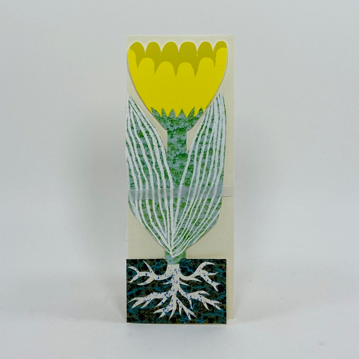 Yellow Rooty Flower Card - Hadley Card