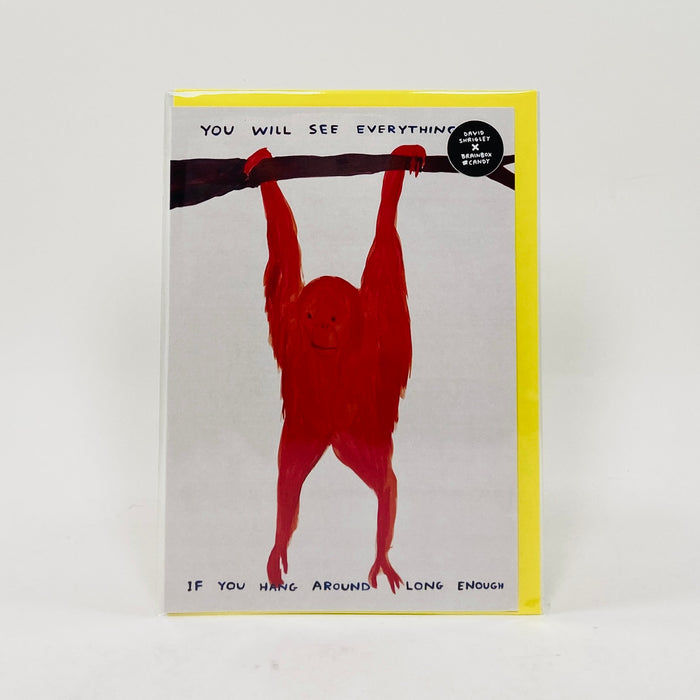 You Will See Everything - David Shrigley Card