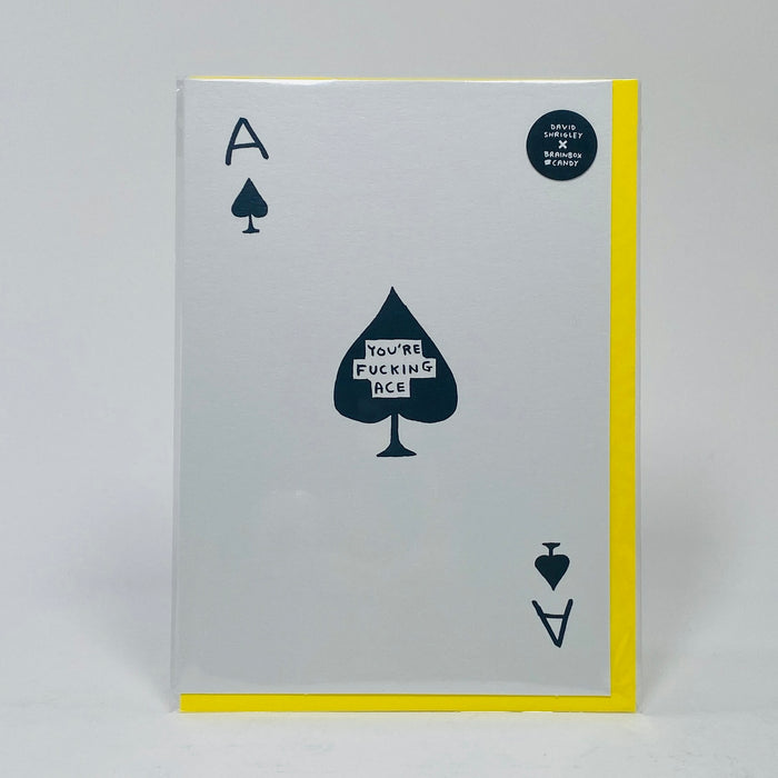 You're Fucking Ace - David Shrigley Card