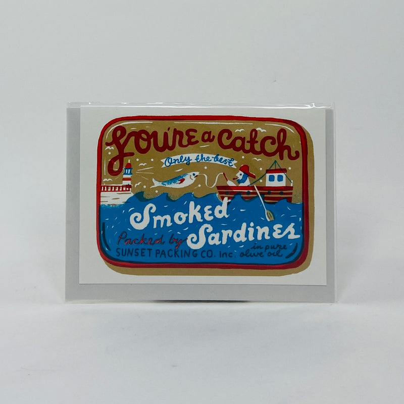 Your A Catch Sardines - The Printed Peanut Card