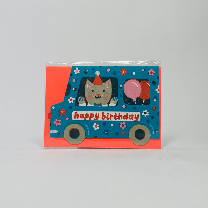 Birthday Van - The Printed Peanut Card