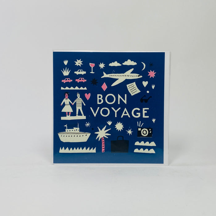 Bon Voyage - The Printed Peanut Card