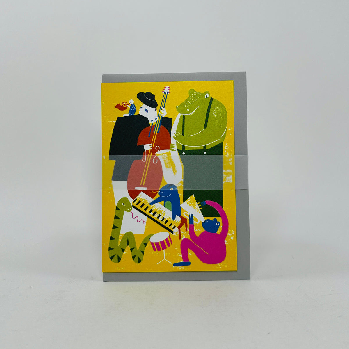 Jazzy Reptiles - Printer Johnson Card