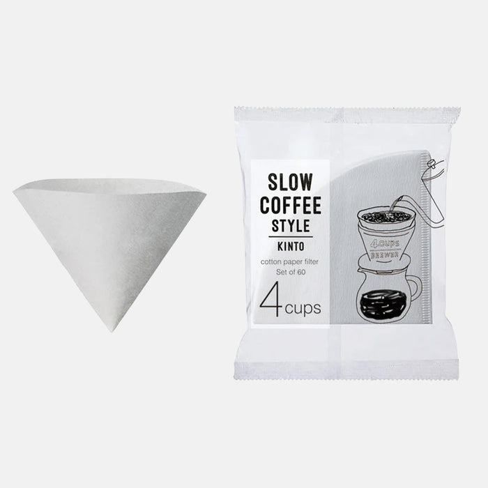 Kinto SCS Cotton Paper Filters - 4cups