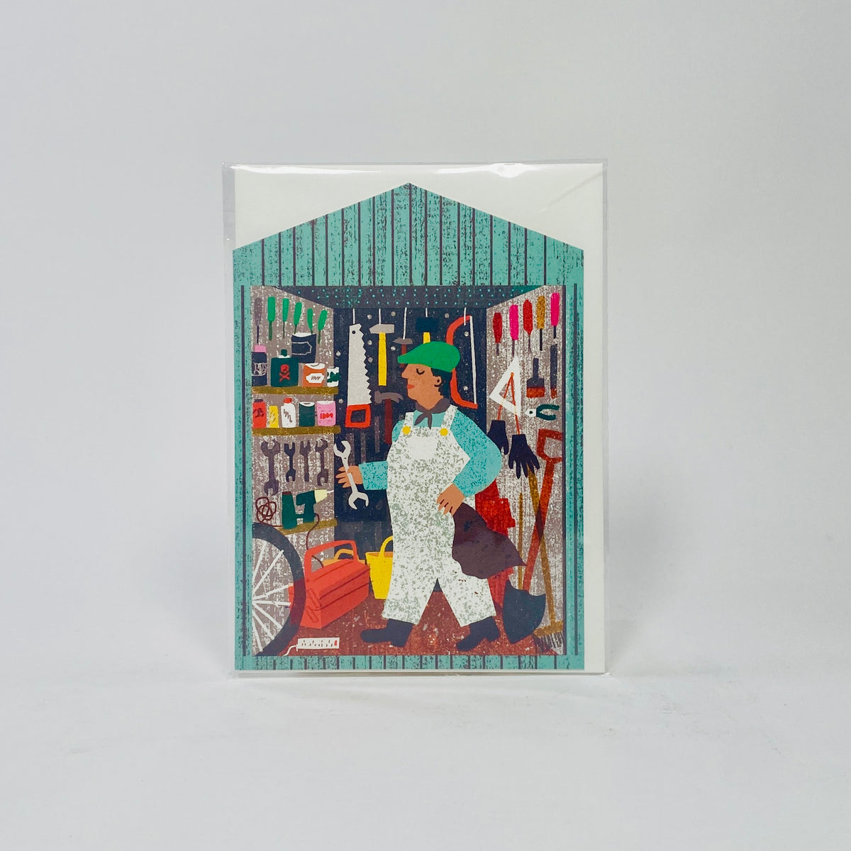 Man In Shed - The Printed Peanut Card