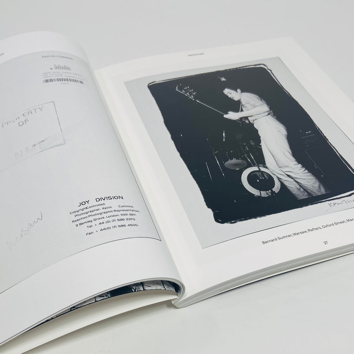 Archivum - Vintage Joy Division Prints by Kevin Cummins