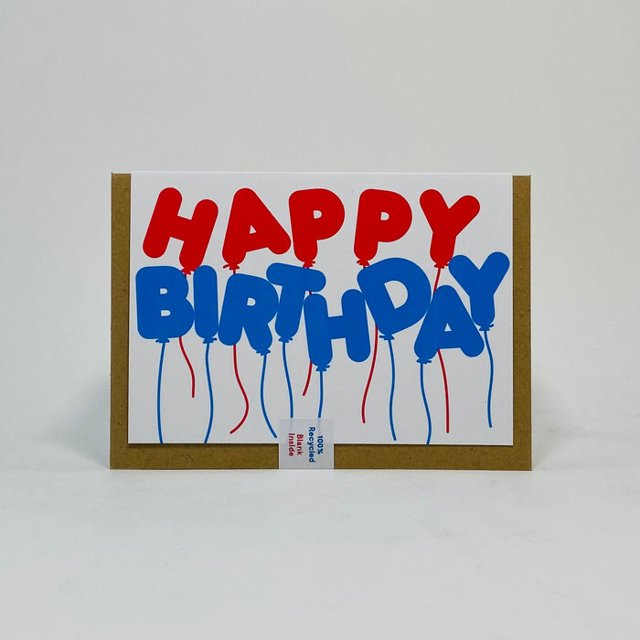 Birthday Balloons - Crispin Finn Card