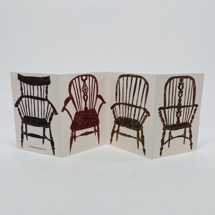 Chairs Concertina - Hadley Card