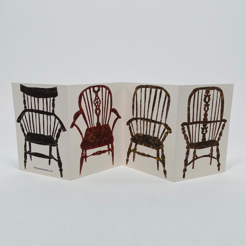 Chairs Concertina - Hadley Card