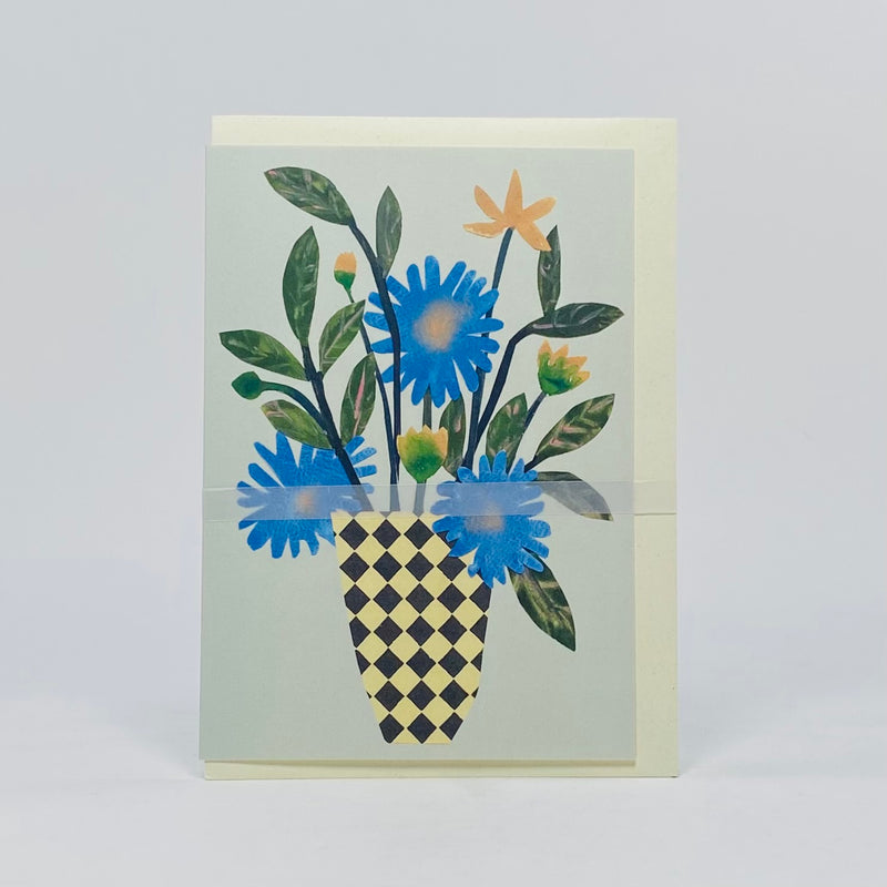 Chequer Vase - Hadley Card