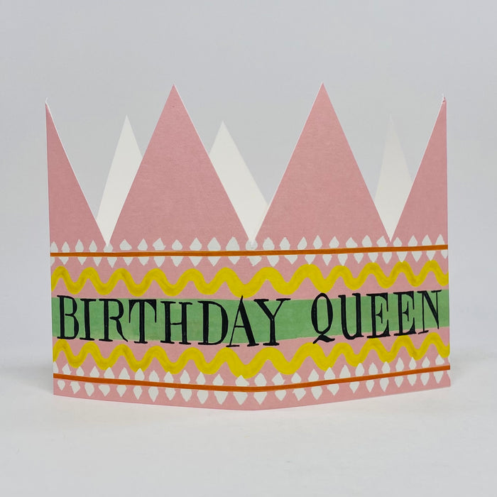 Birthday Queen Party Hat - Hadley Card