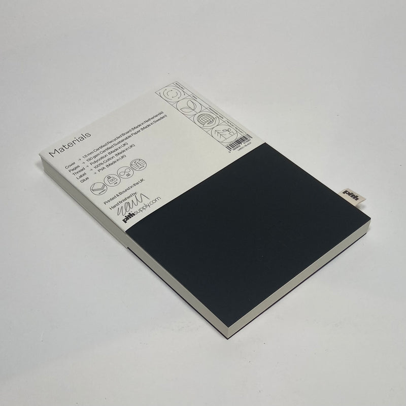 Pith Yuzu Notebook Black - Lined
