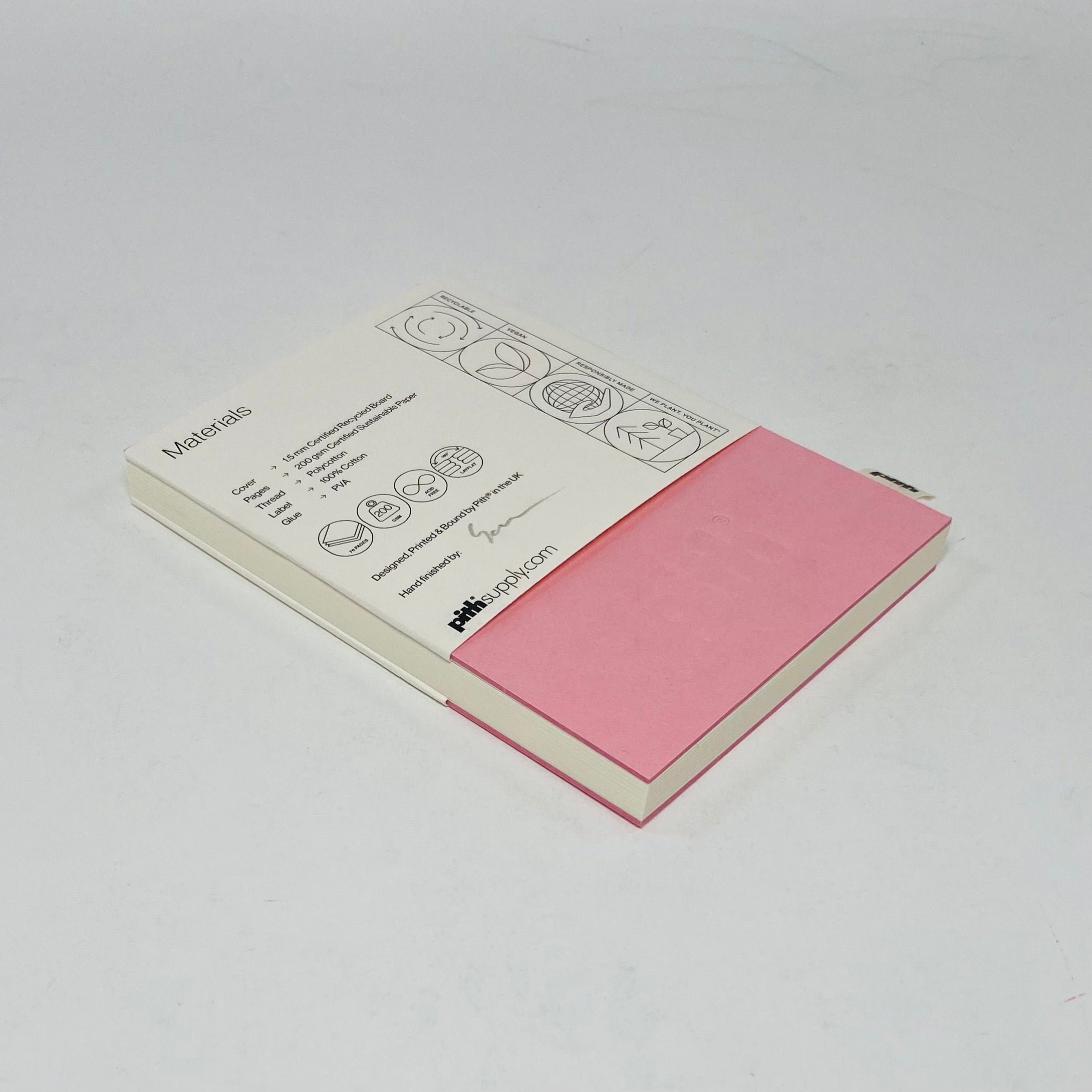 PITH : Oroblanco Sketchbook : 200gsm : 310x222mm : Pink - Pith