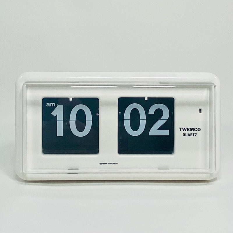 TWEMCO Flip Clock QT-30 White